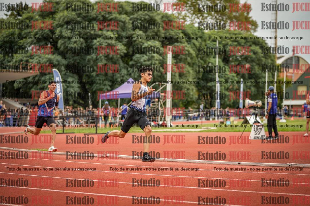 Fotos de los 400 m llanos de varones