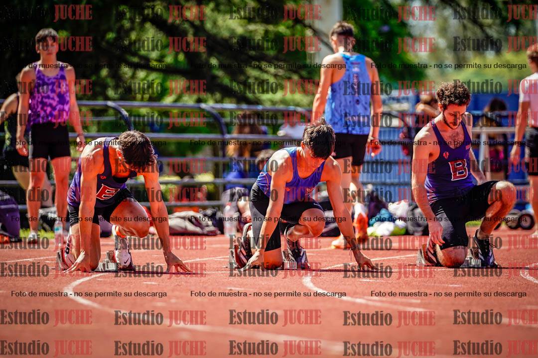 Fotos de los 100 m de varones