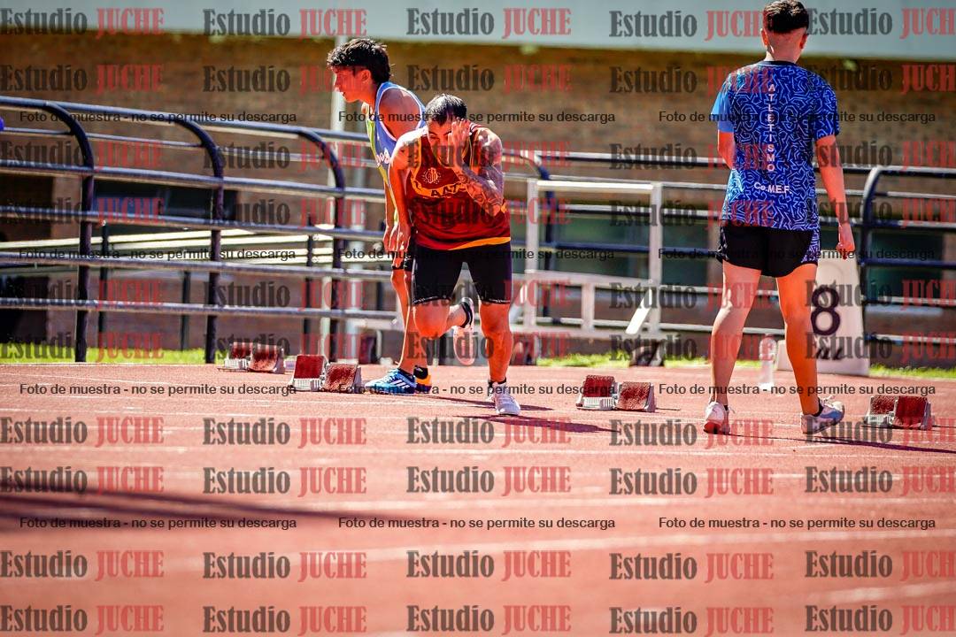 Fotos de los 100 m de varones