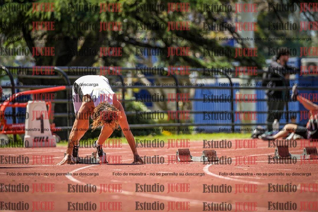 Fotos de los 100 m llanos de varones