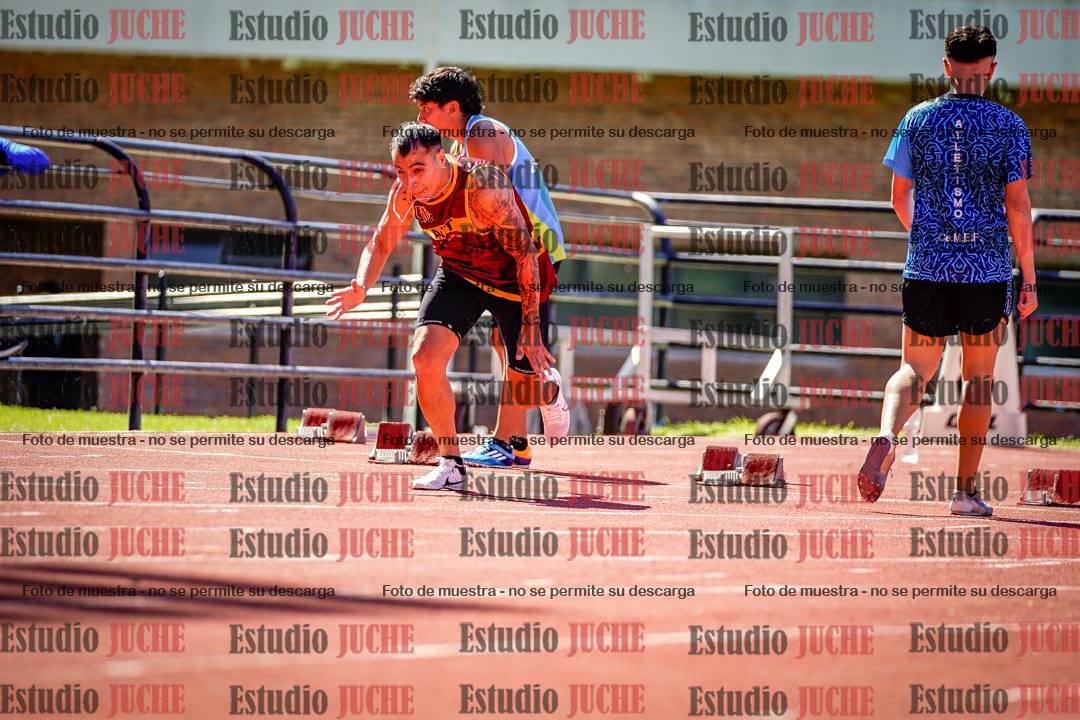 Fotos de los 100 m de varones