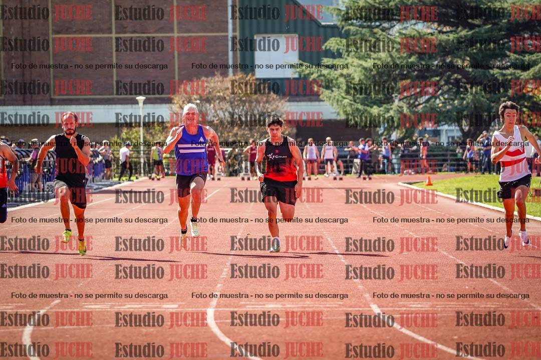 Fotos de los 100 m llanos de varones
