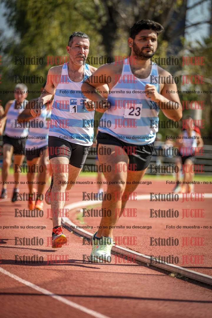 Fotos de los 1500 m llanos de varones