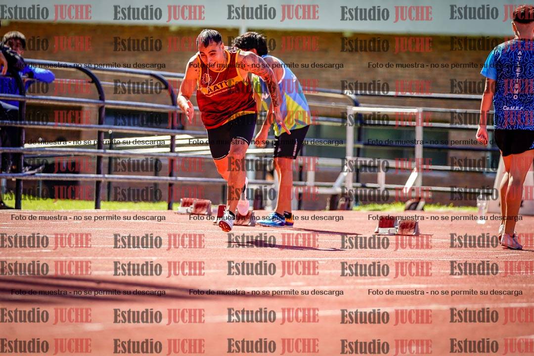 Fotos de los 100 m de varones