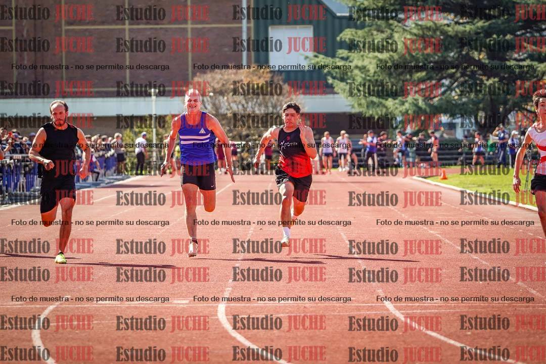 Fotos de los 100 m llanos de varones