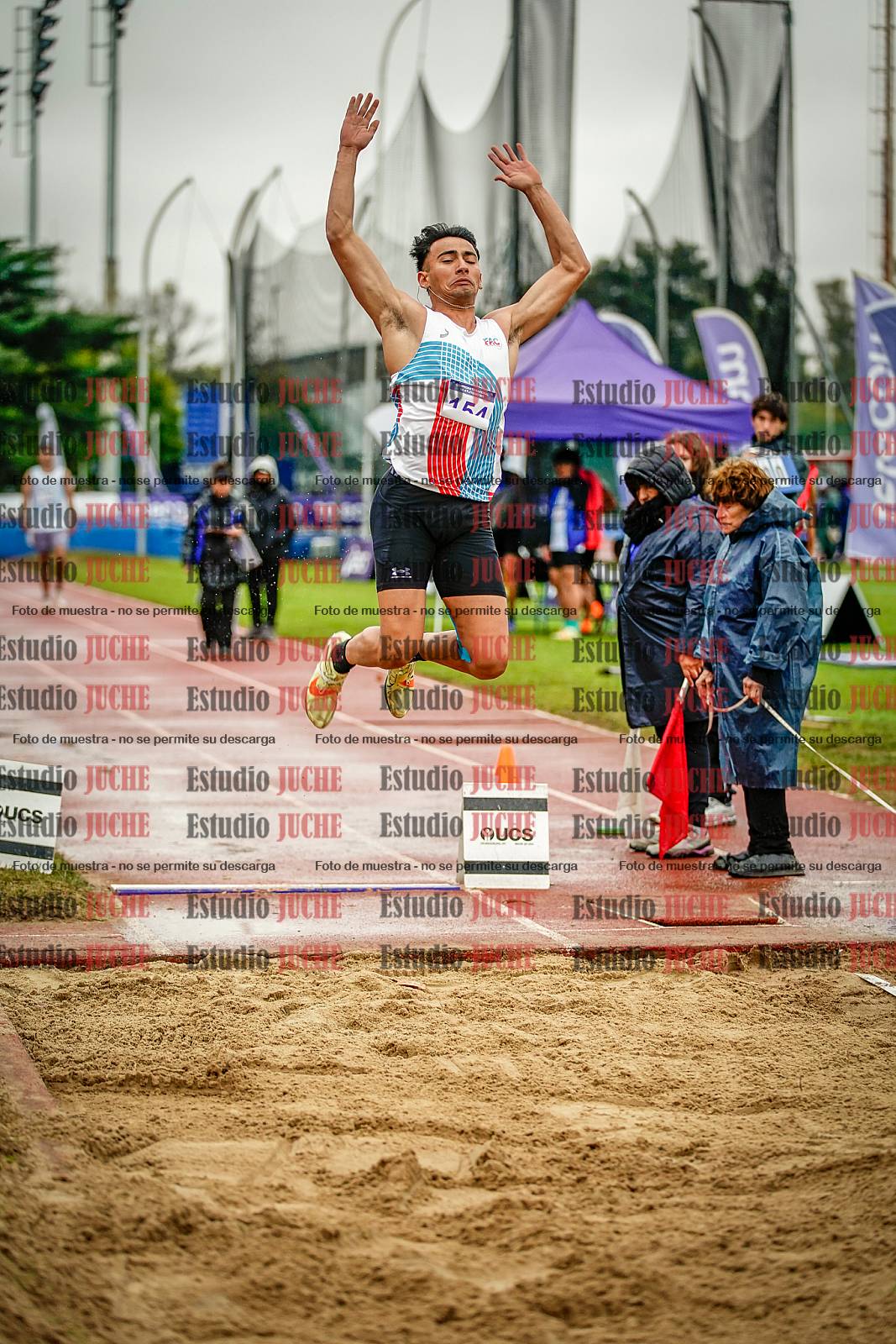 Fotos del salto en largo de varones - decatlón 2