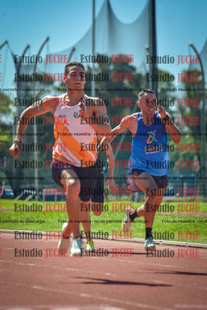 Fotos de los 100 m llanos de varones