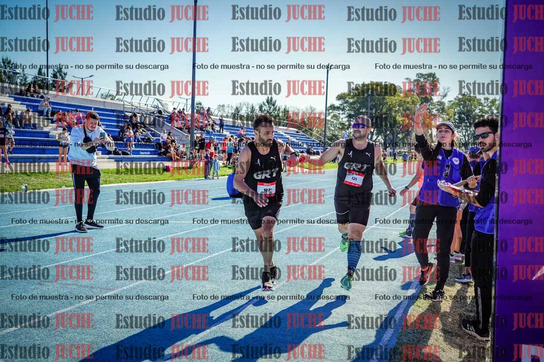 Fotos durante los relevos