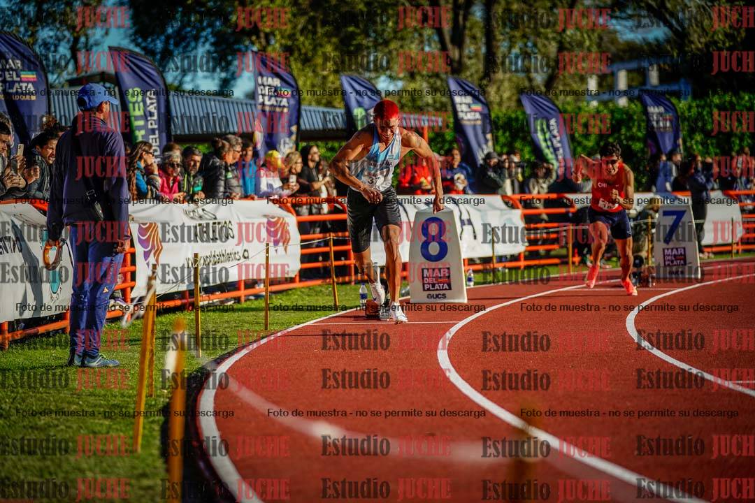 Fotos de los 400 m con vallas de varones - FINAL