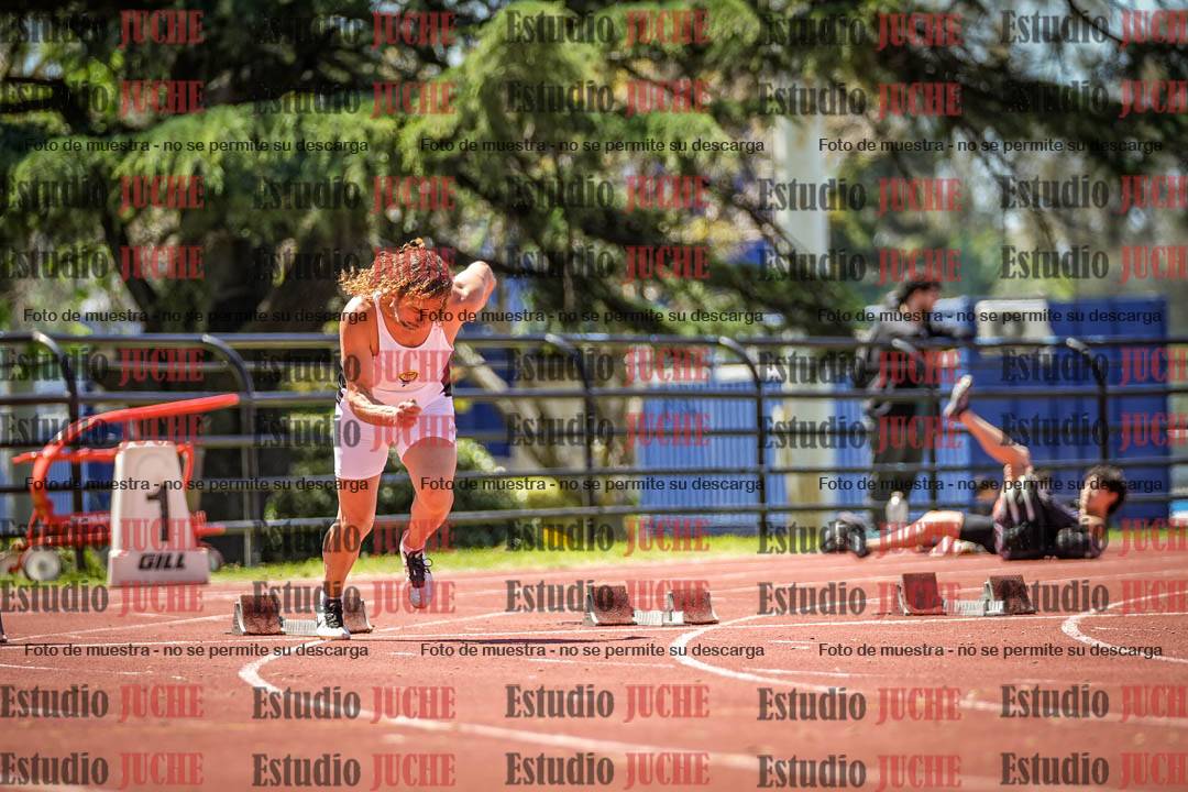 Fotos de los 100 m llanos de varones