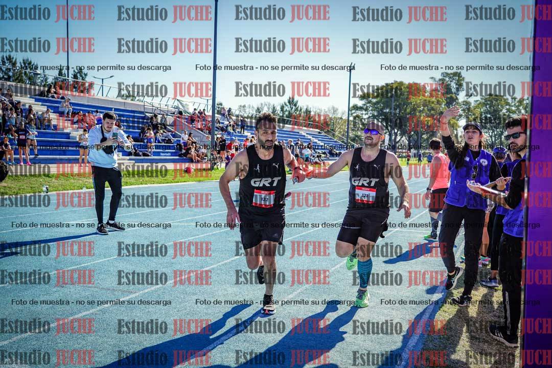 Fotos durante los relevos