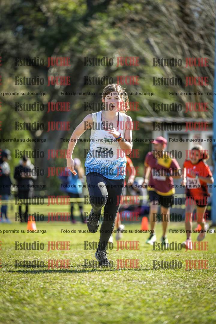 Fotos de la llegada del cross de 1500 m