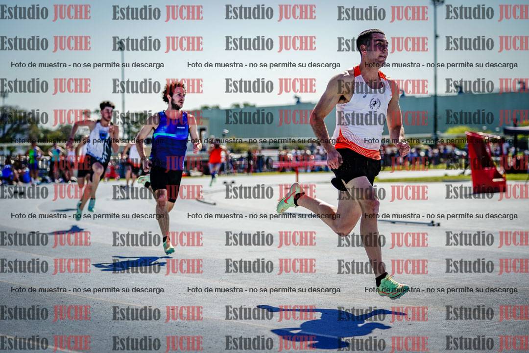 Fotos de los 400 m llanos de varones