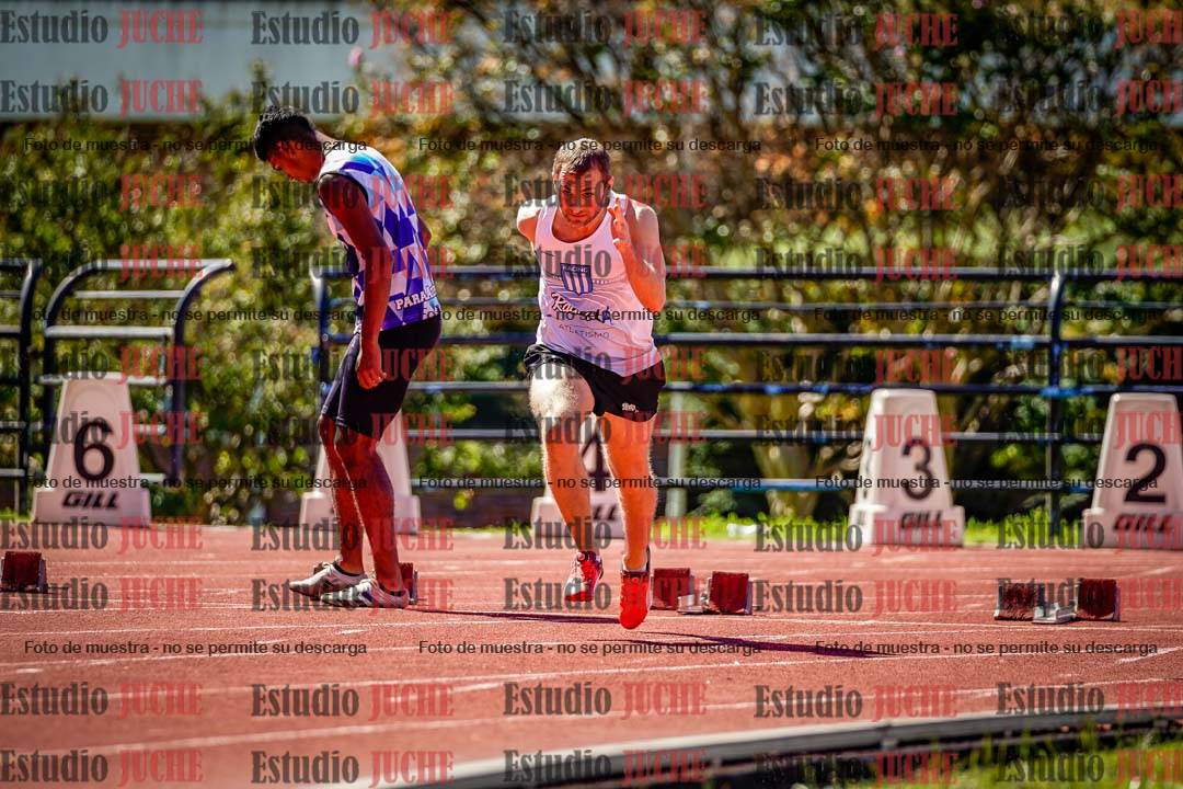 Fotos de los 100 m de varones
