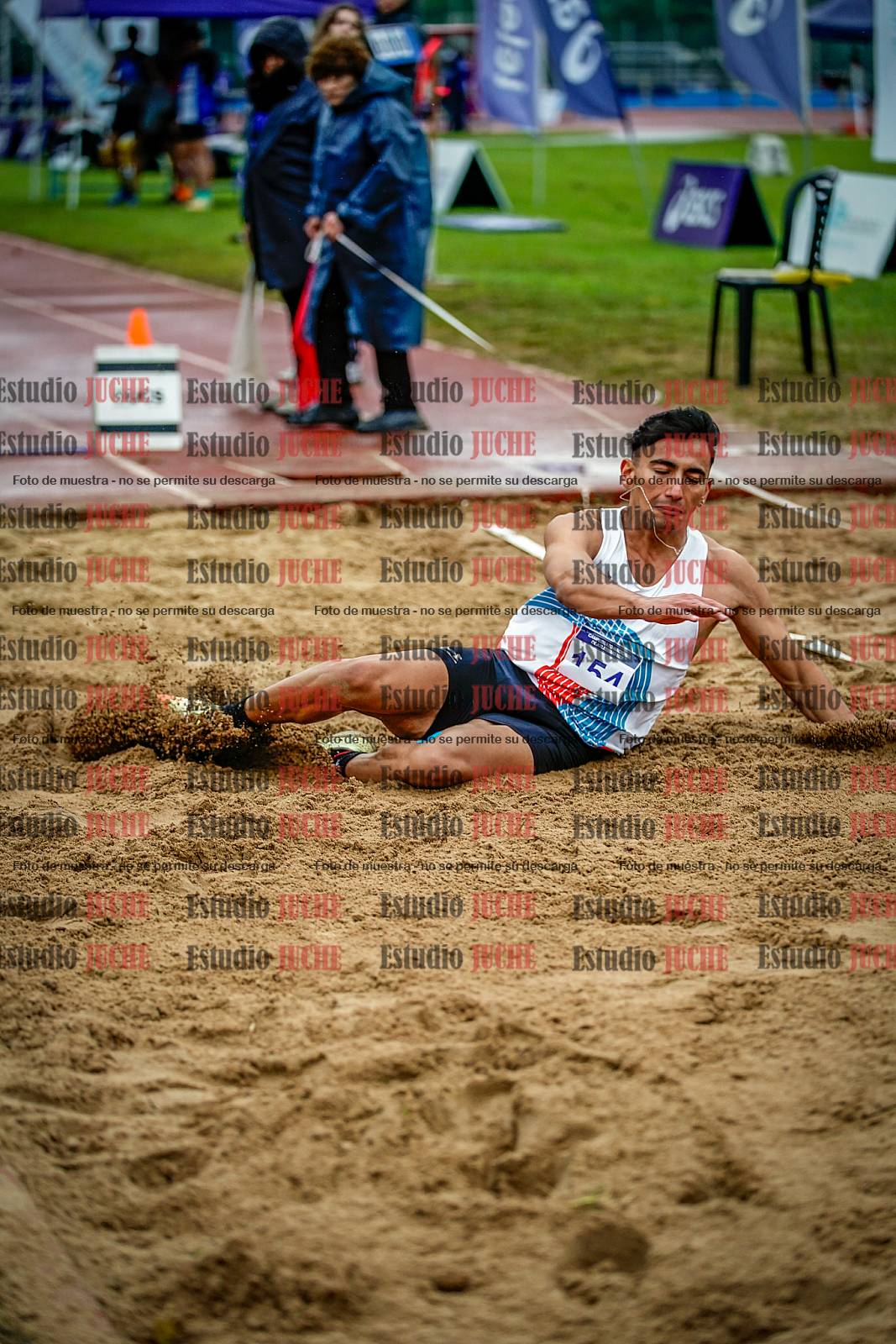 Fotos del salto en largo de varones - decatlón 2