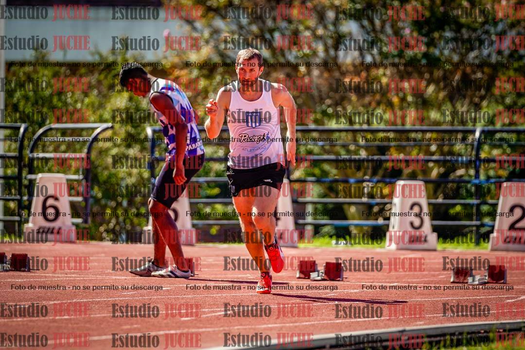 Fotos de los 100 m de varones
