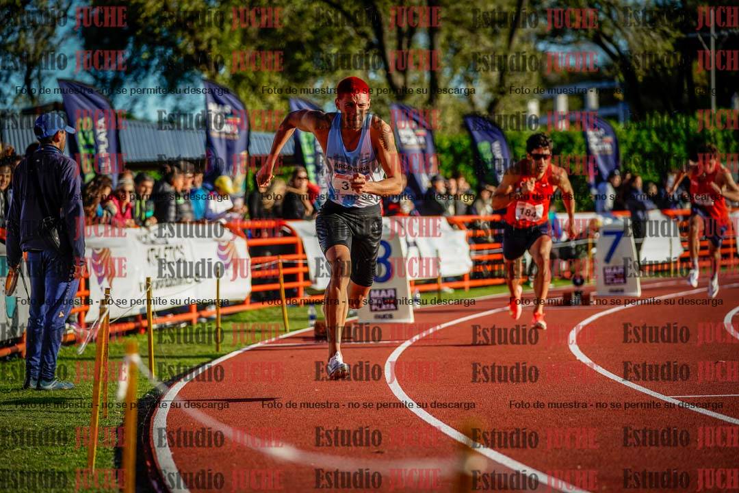 Fotos de los 400 m con vallas de varones - FINAL