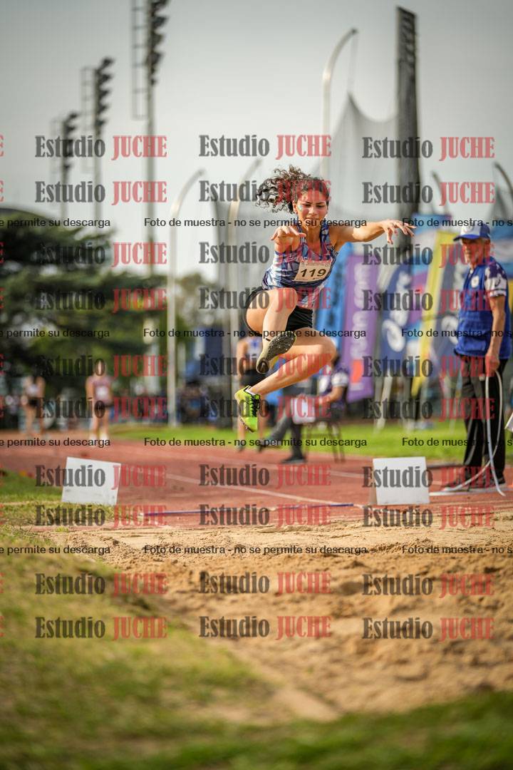 Fotos del salto en largo de mujeres