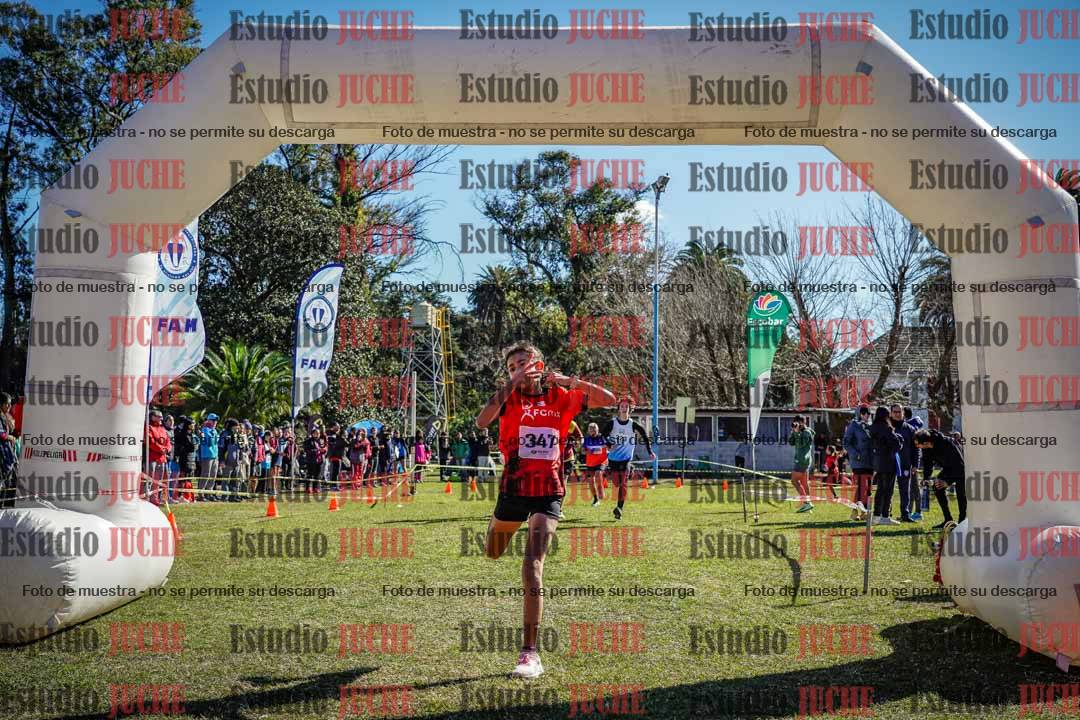 Fotos de la llegada del cross de 1500 m
