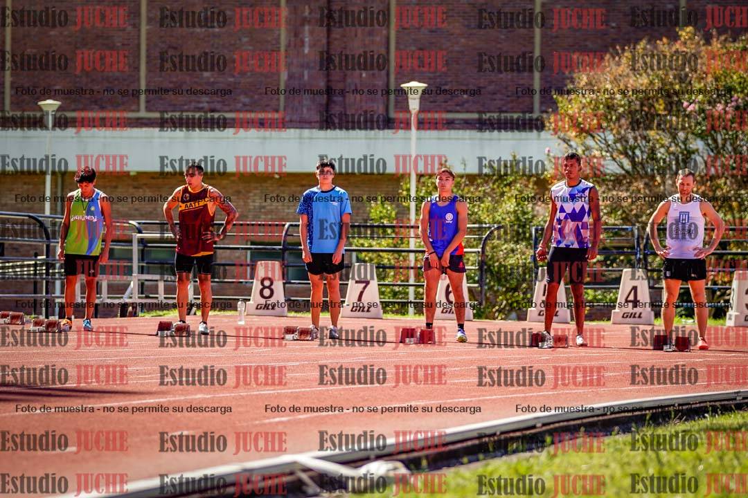 Fotos de los 100 m de varones