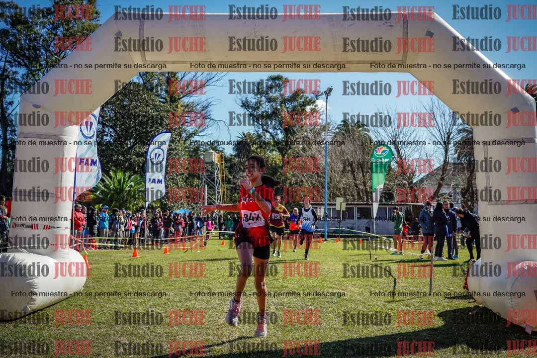 Fotos de la llegada del cross de 1500 m