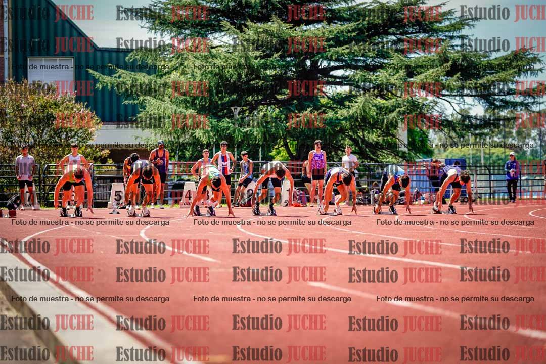 Fotos de los 100 m de varones