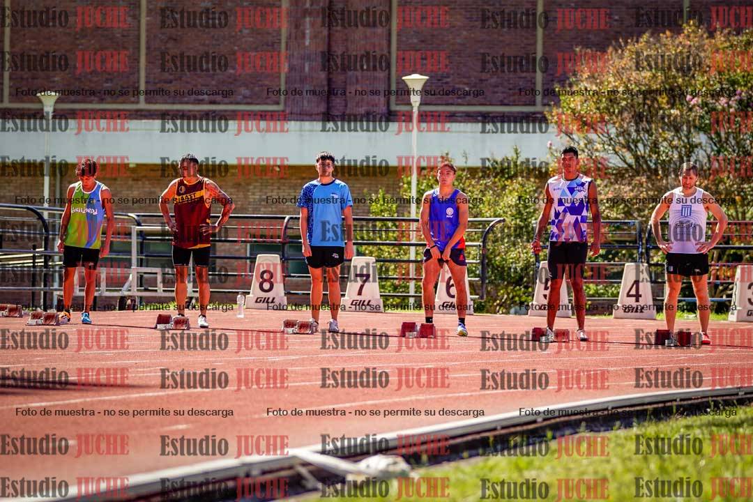 Fotos de los 100 m de varones