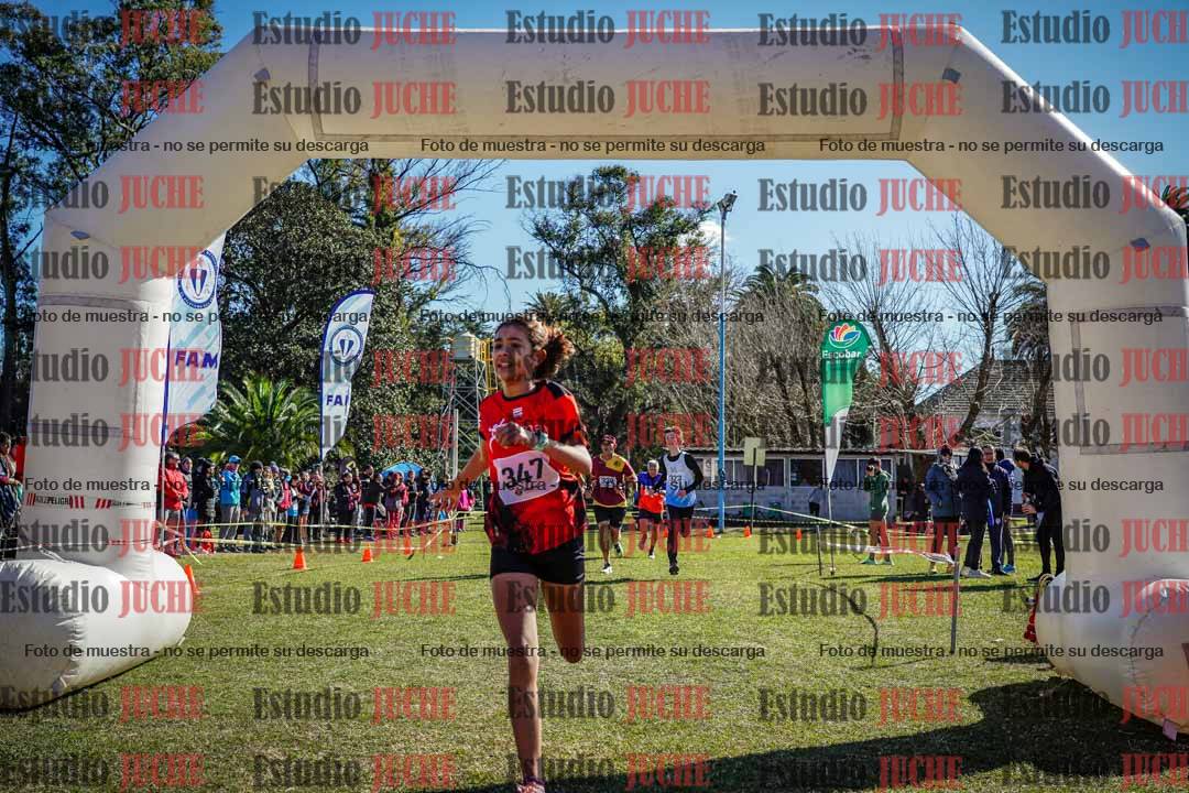 Fotos de la llegada del cross de 1500 m