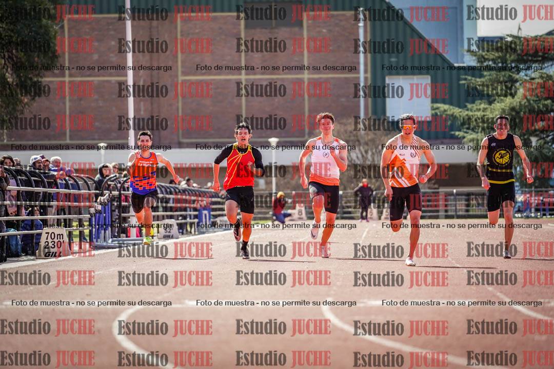 Fotos de los 200 m llanos de varones