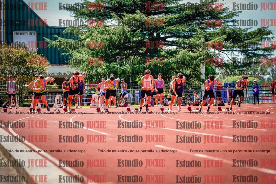Fotos de los 100 m de varones