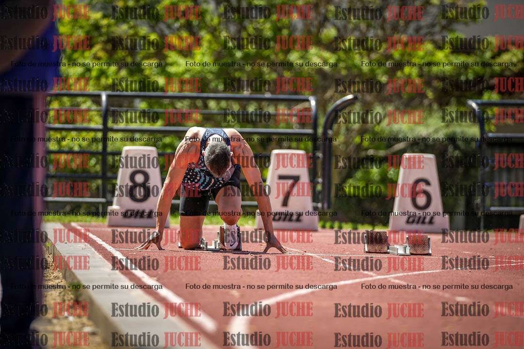 Fotos de los 100 m llanos de varones