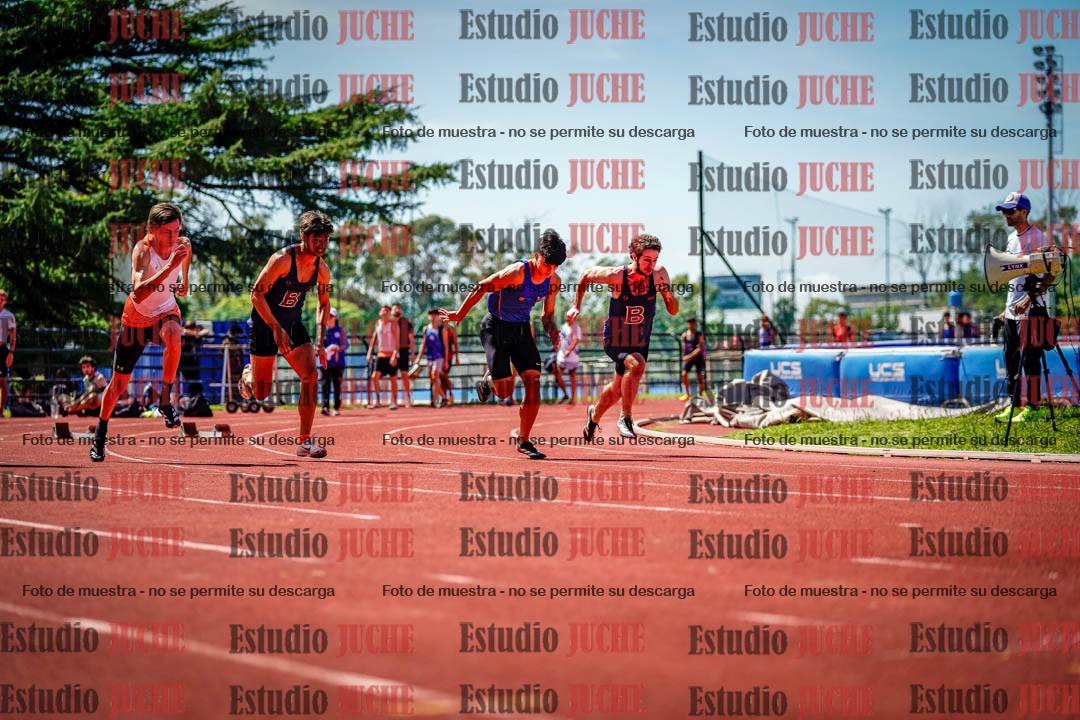 Fotos de los 100 m de varones