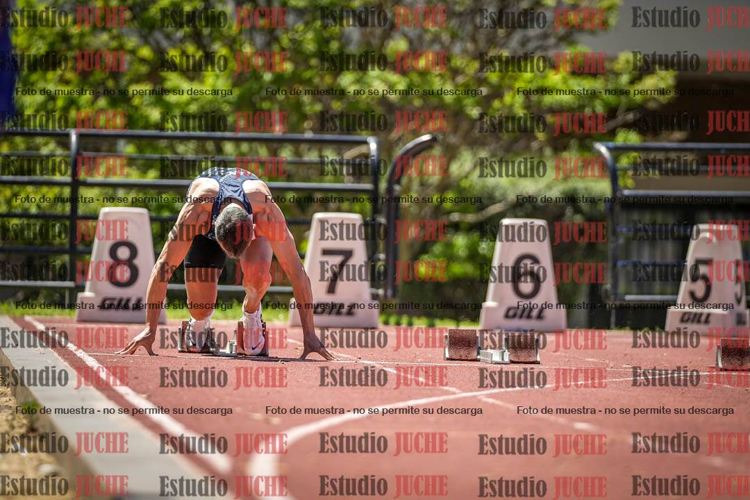 Fotos de los 100 m llanos de varones
