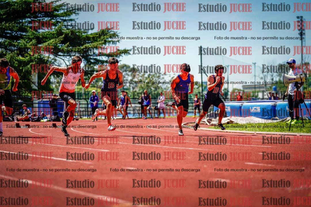 Fotos de los 100 m de varones