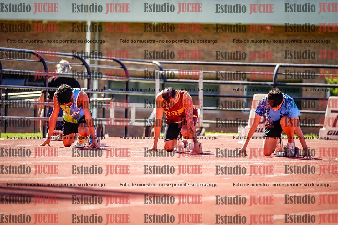 Fotos de los 100 m de varones