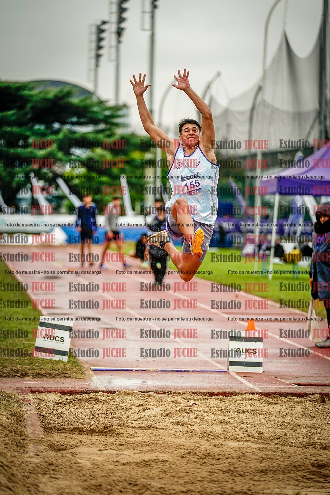 Fotos del salto en largo de varones - decatlón 2