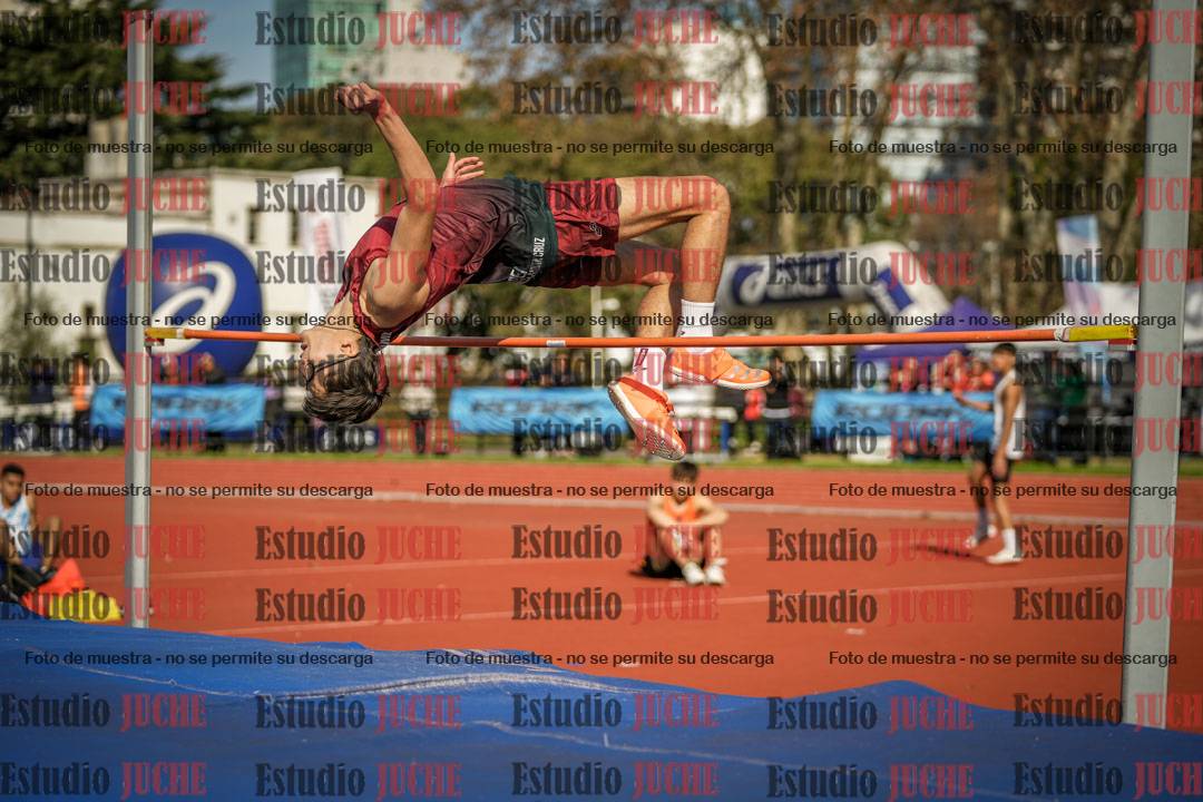Fotos del salto en alto de varones