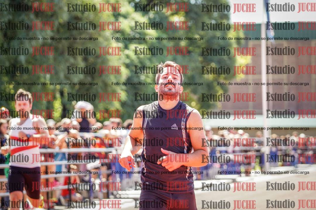 Fotos de los 100 m llanos de varones