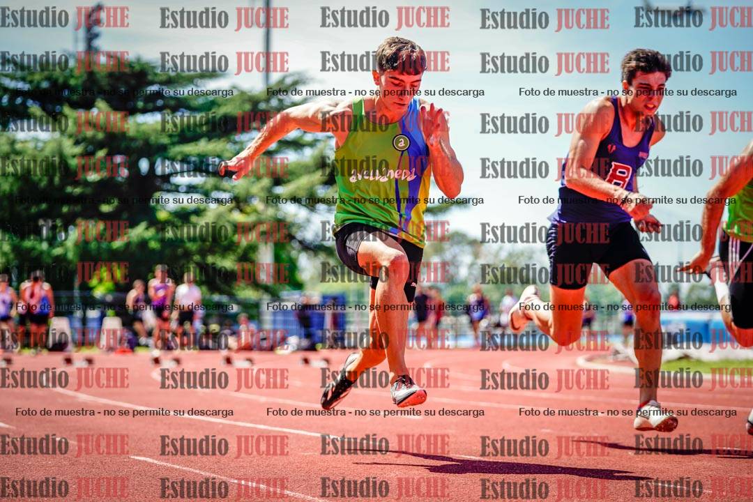 Fotos de los 100 m de varones