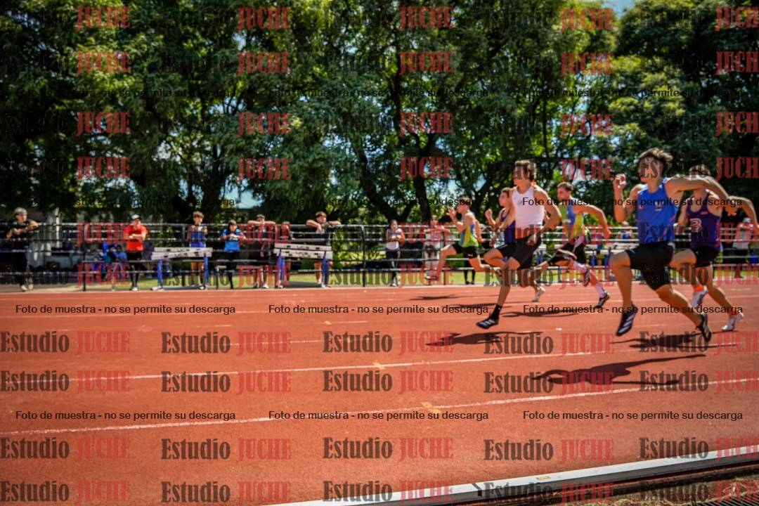 Fotos de los 100 m de varones