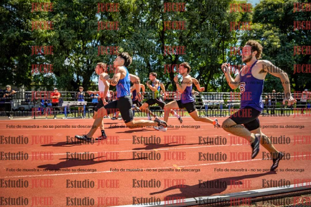 Fotos de los 100 m de varones
