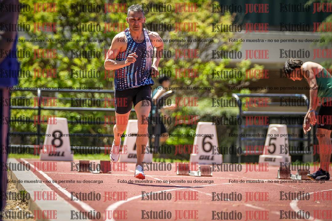 Fotos de los 100 m llanos de varones