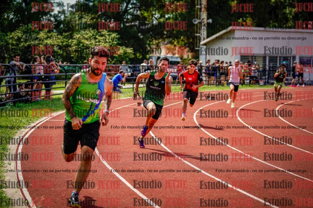 Fotos de los 400 m llanos de varones