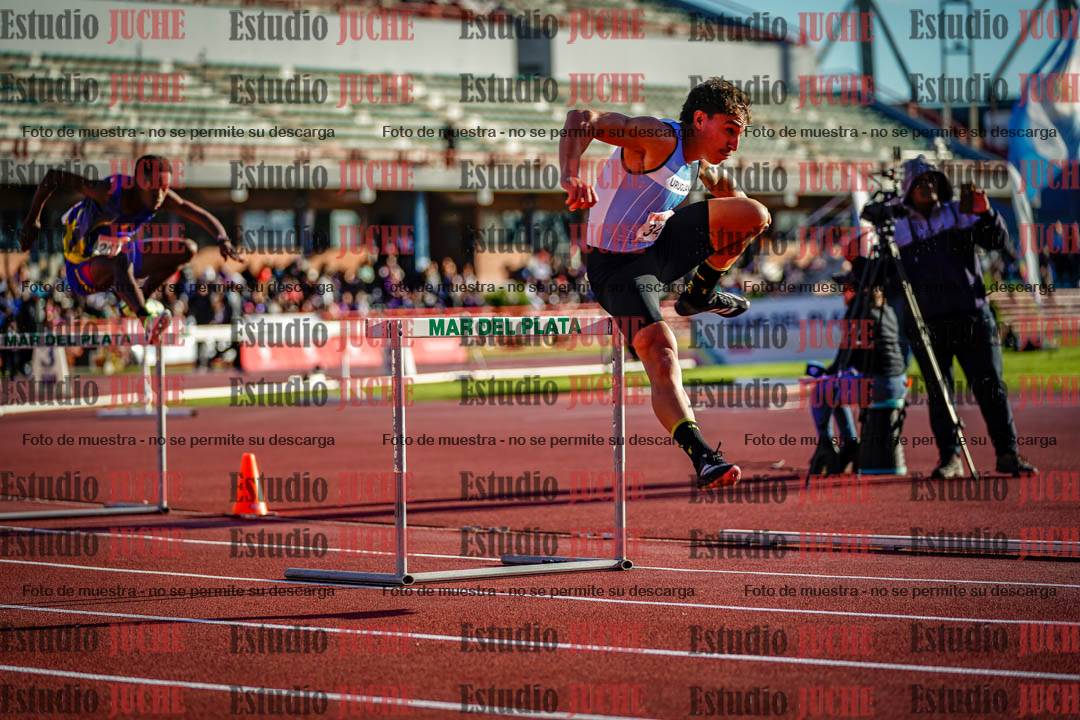 Fotos de los 400 m con vallas de varones - FINAL