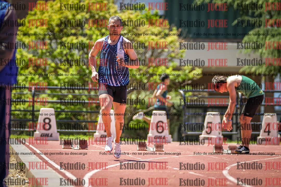 Fotos de los 100 m llanos de varones
