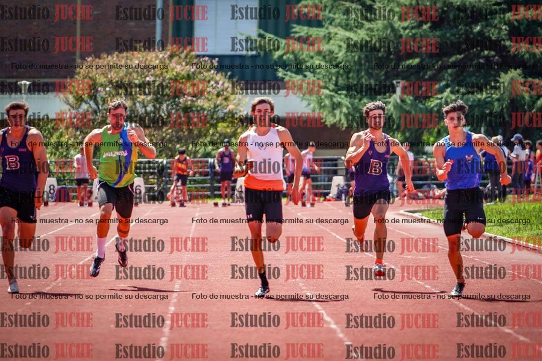 Fotos de los 100 m de varones