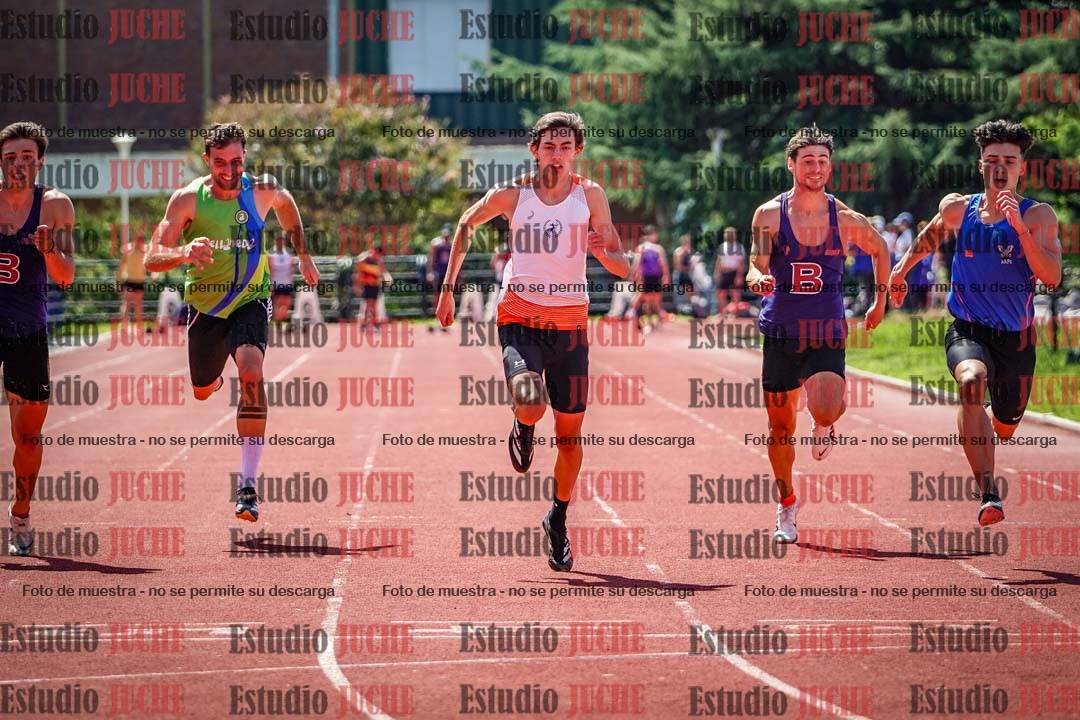Fotos de los 100 m de varones