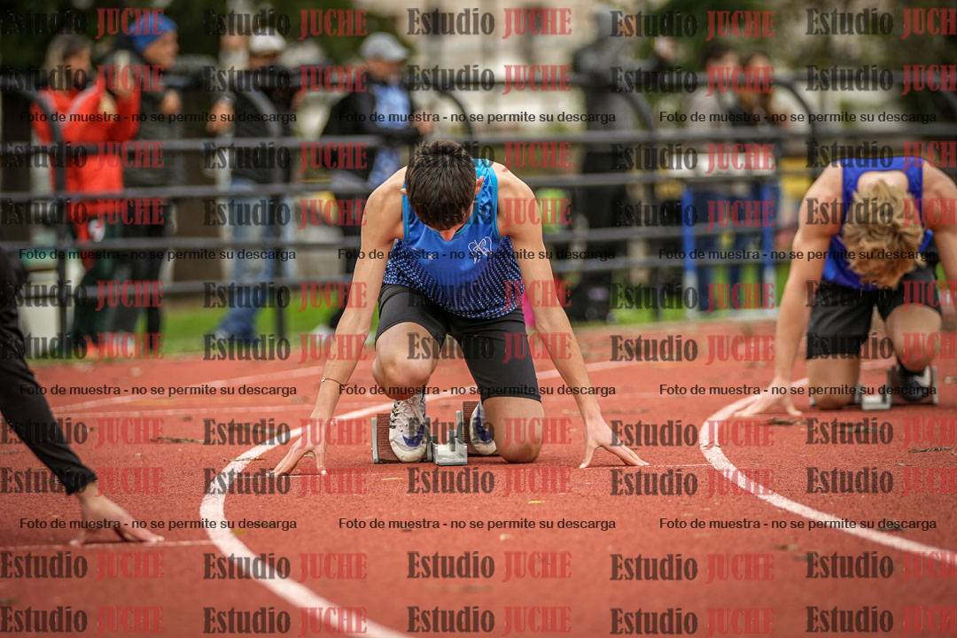 Fotos de los 200 m llanos de varones