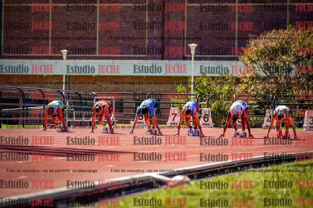 Fotos de los 100 m de varones