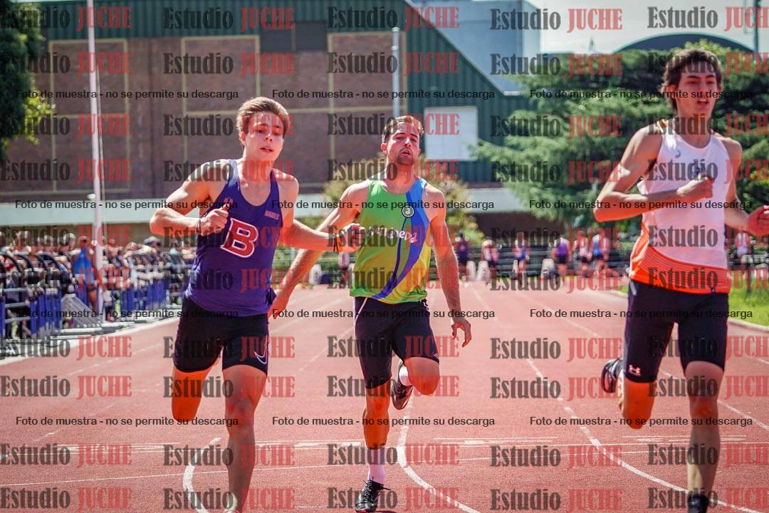 Fotos de los 100 m de varones